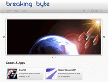 Tablet Screenshot of breakingbyte.com